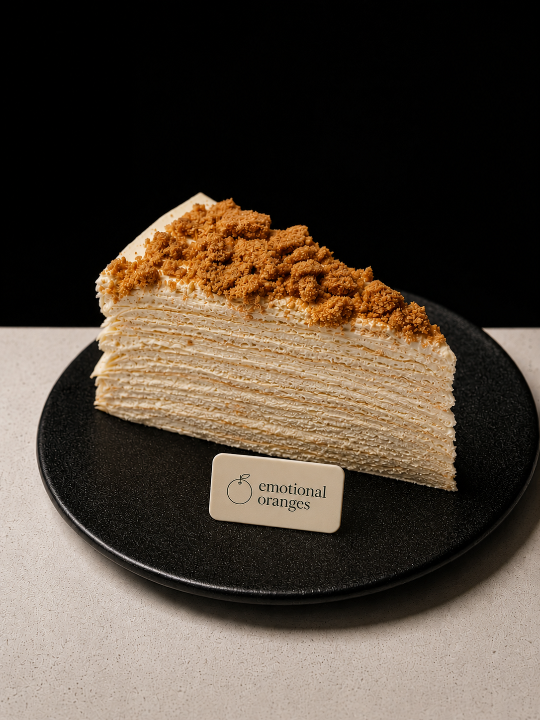 Biscoff Caramel Crepe Cake