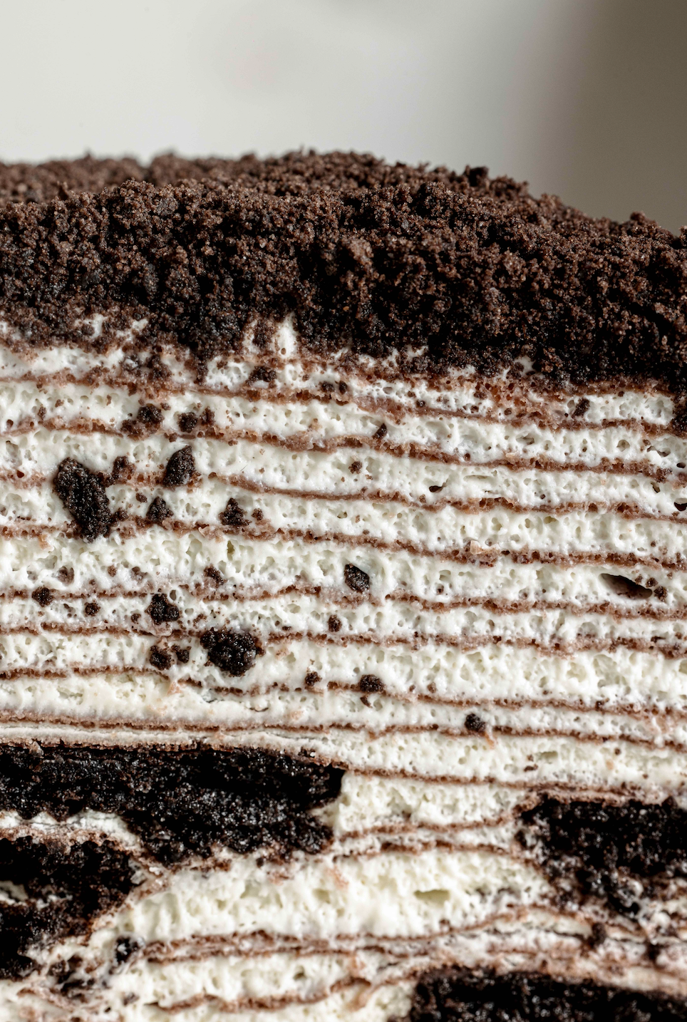Salted Oreo Crepe Cake