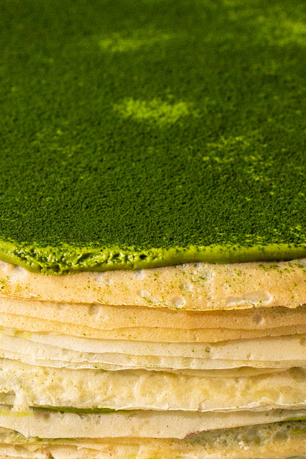 Matcha Green Tea Crepe Cake