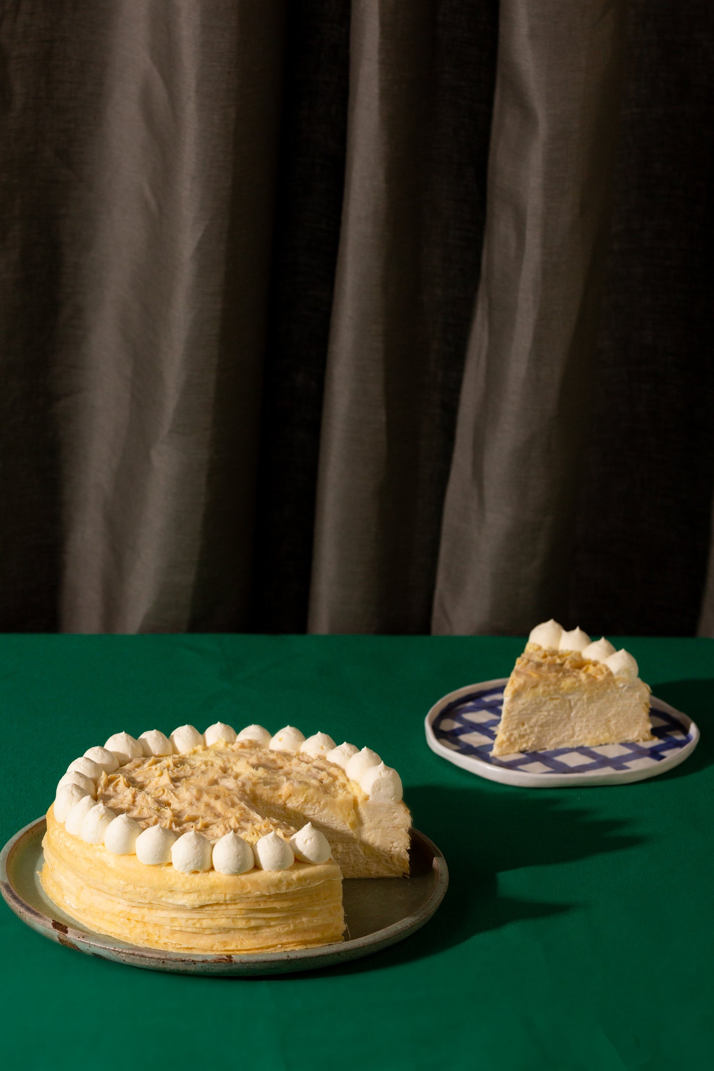 Divine Durian Crepe Cake