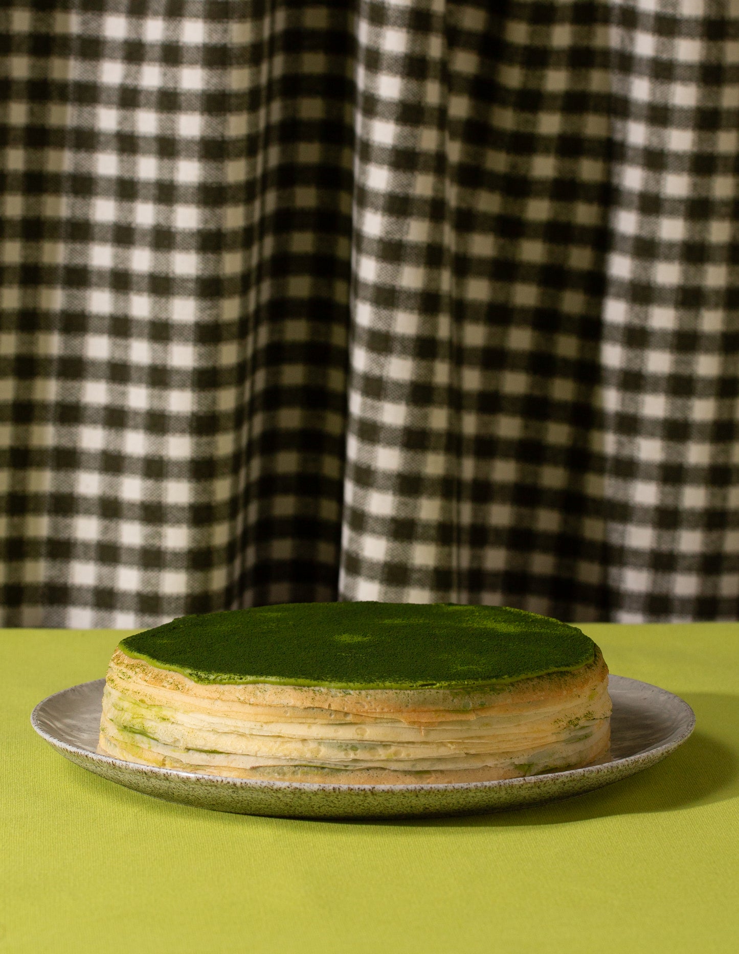 Matcha Green Tea Crepe Cake