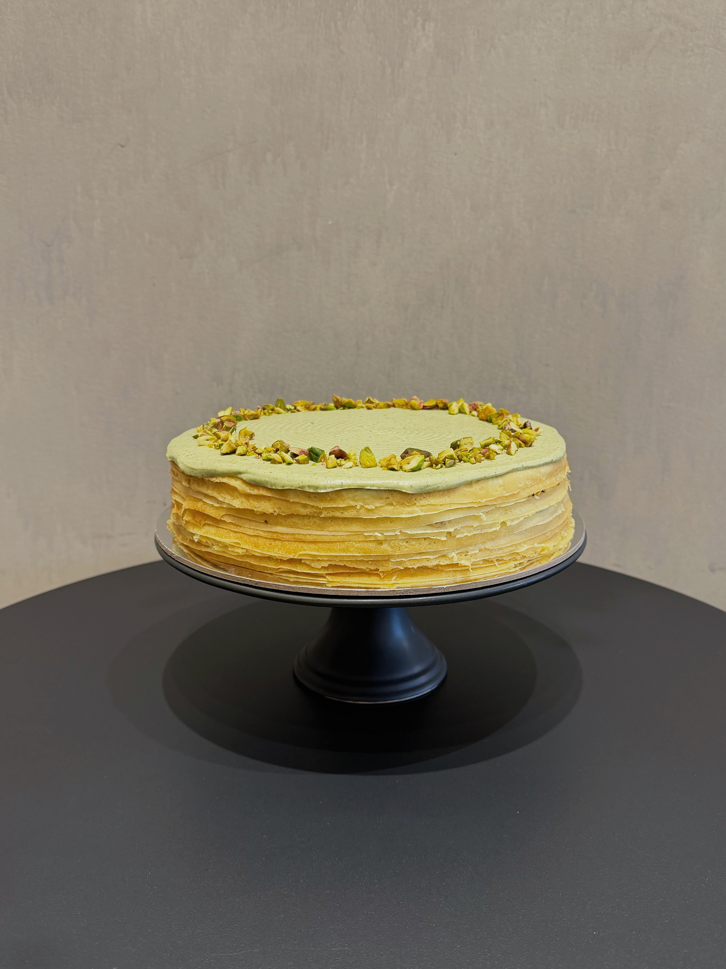 Signature Pistachio Crepe Cake