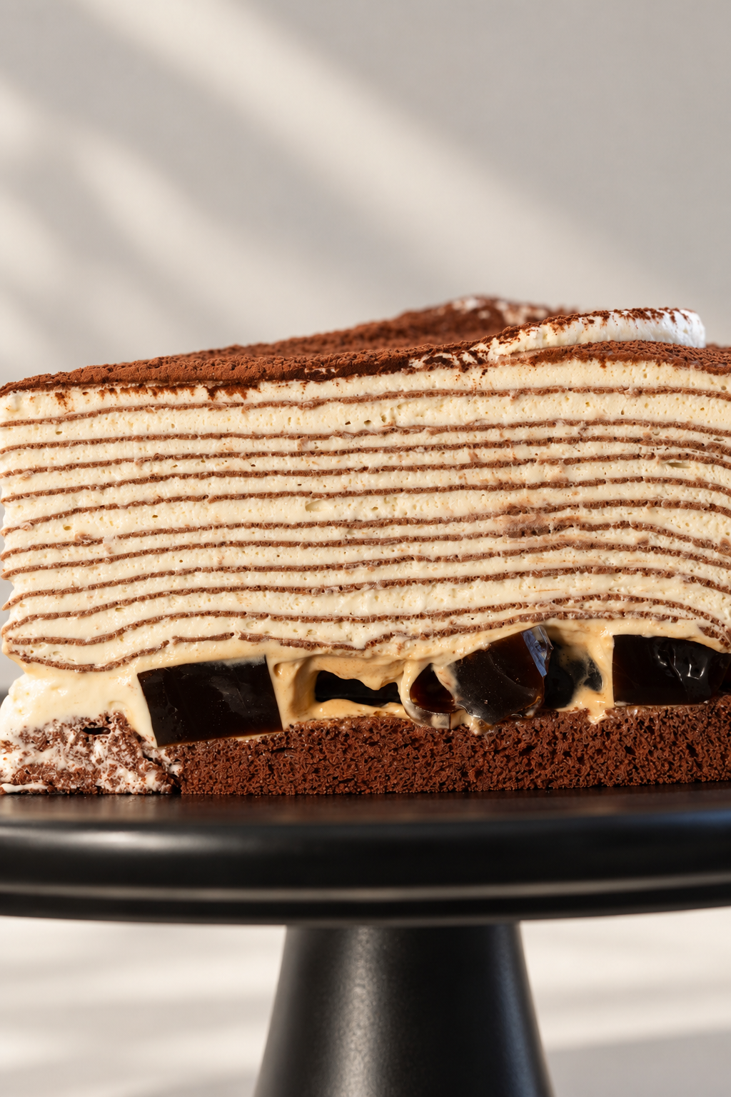 Bailey Coffee Jelly Crepe Cake
