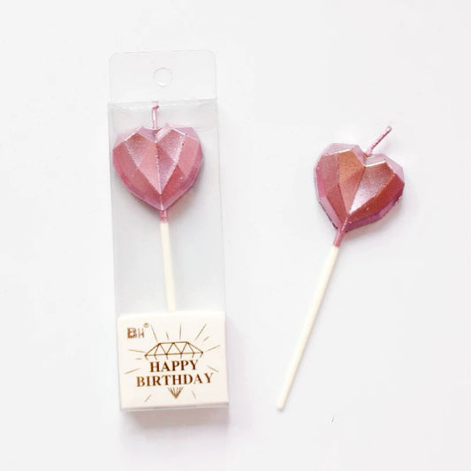 Heart shape candle