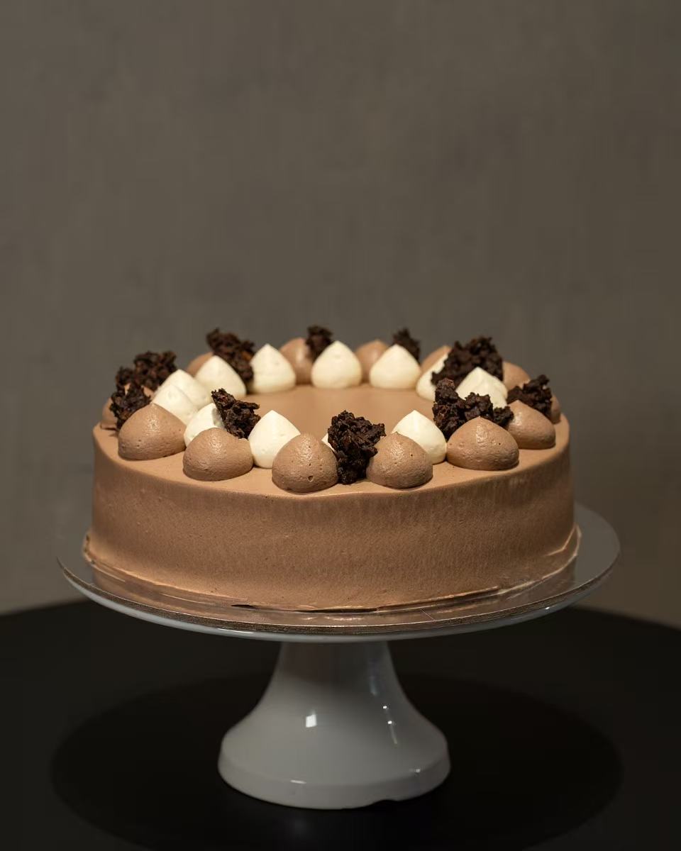 Triple Chocolate Chiffion Cake