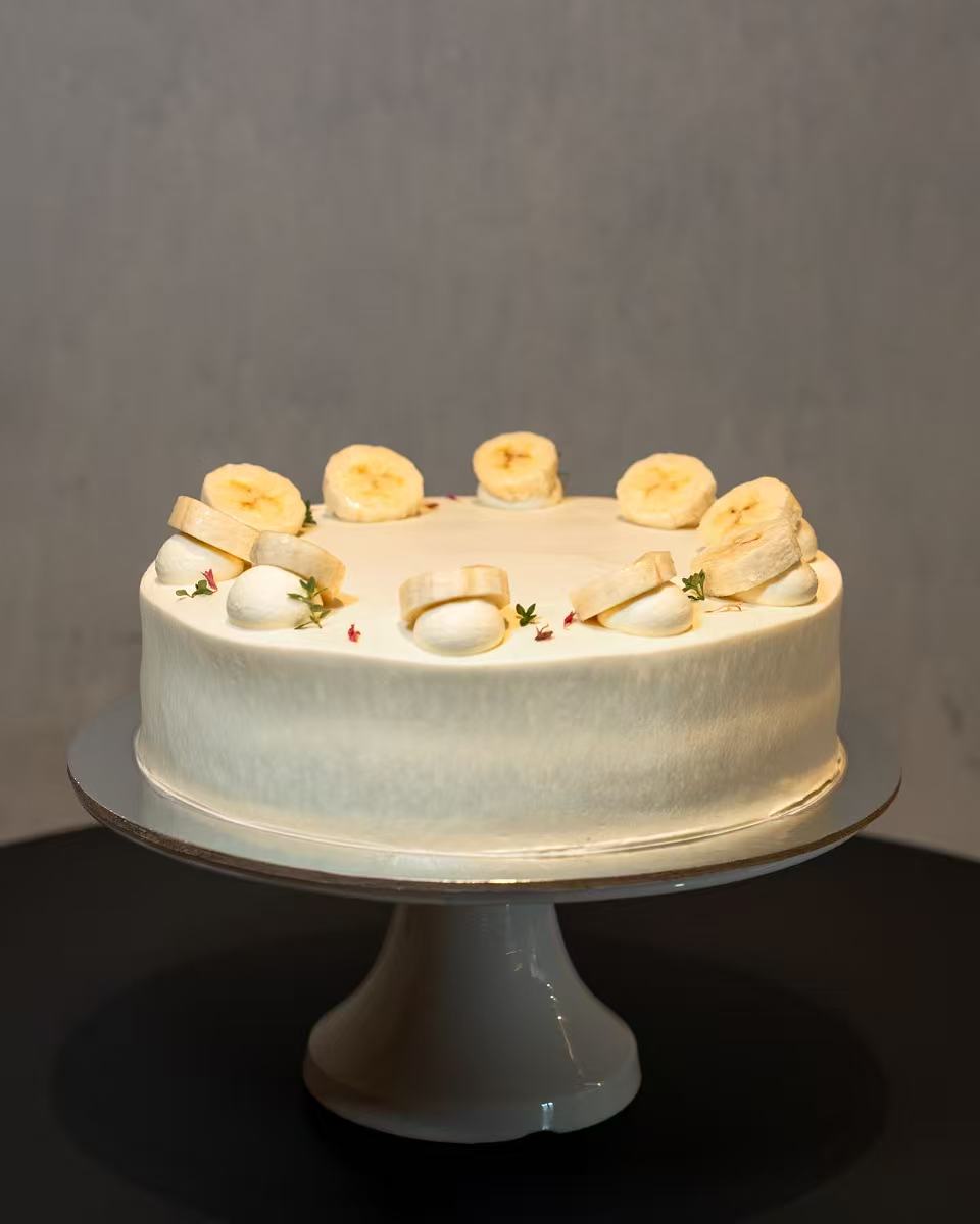 Chocolate Banana Chiffon Cake